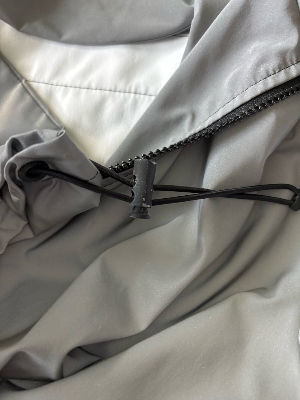 TARGET x HUNTER sz S Reflective Rain Jacket Zip Up Hooded w/ Pouch - Picture 12 of 13